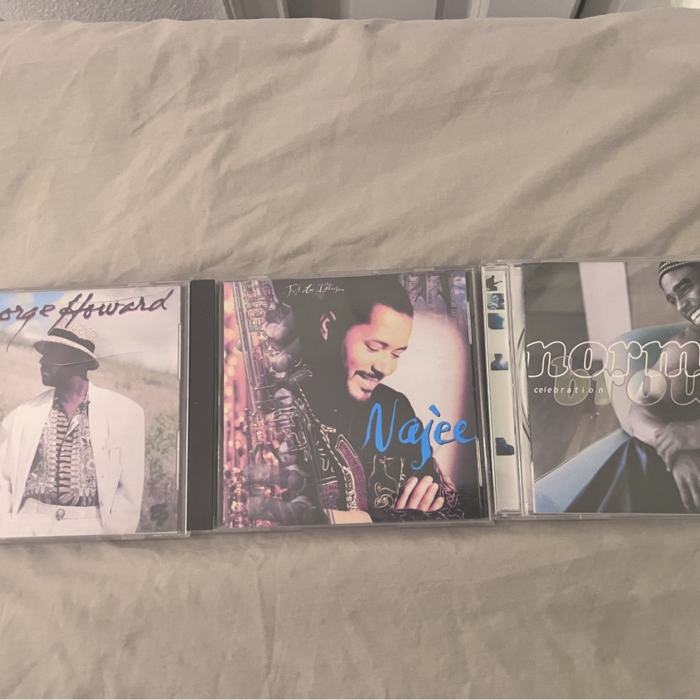 Set of 3 Smooth Jazz CDs - George Howard, Najee, Norman Brown
